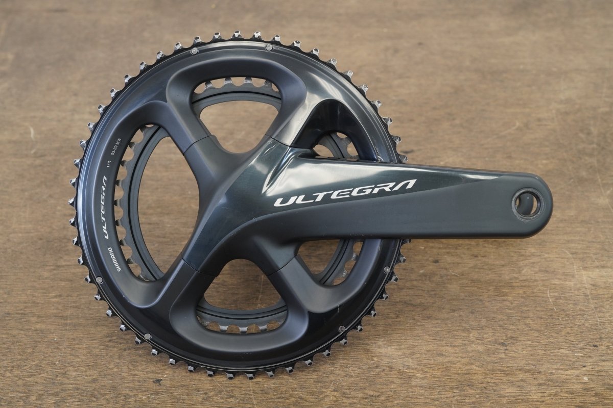 175mm 53/39T Shimano Ultegra FC-R8000 11 Speed Crankset 8000 701g