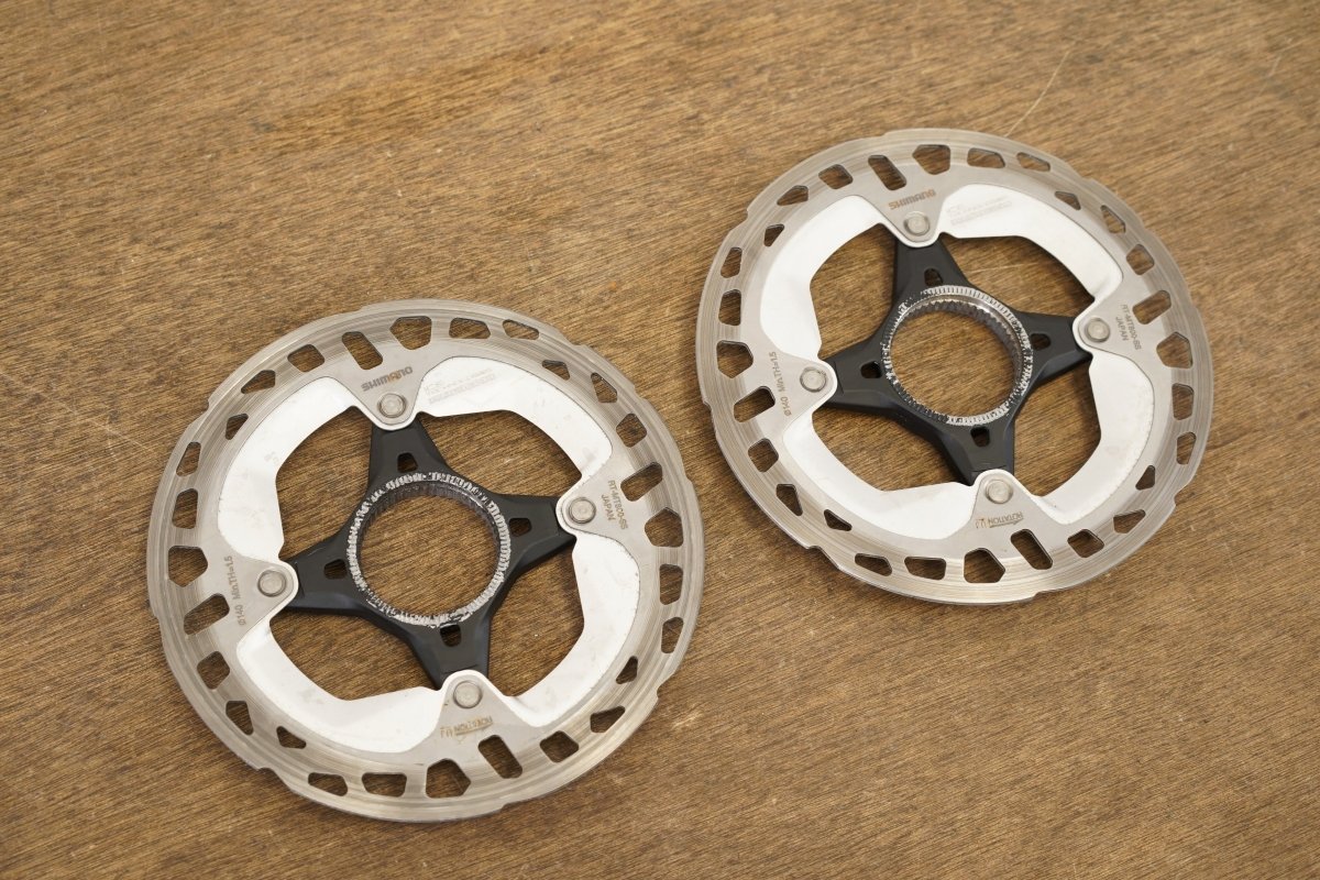 (2) 140mm Shimano XT RT-MT800-SS Center Lock Disc Brake Road CX MTB Rotors