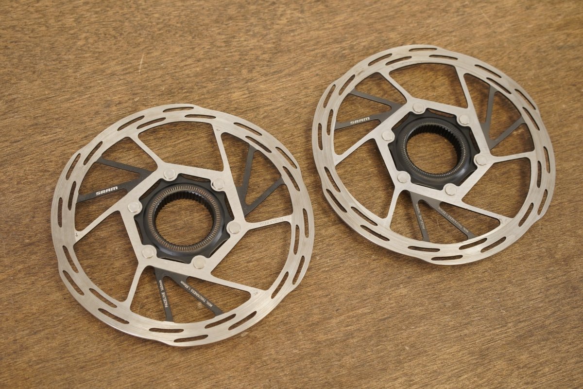 (2) 160mm SRAM PaceLine Center Lock Disc Brake Rotors