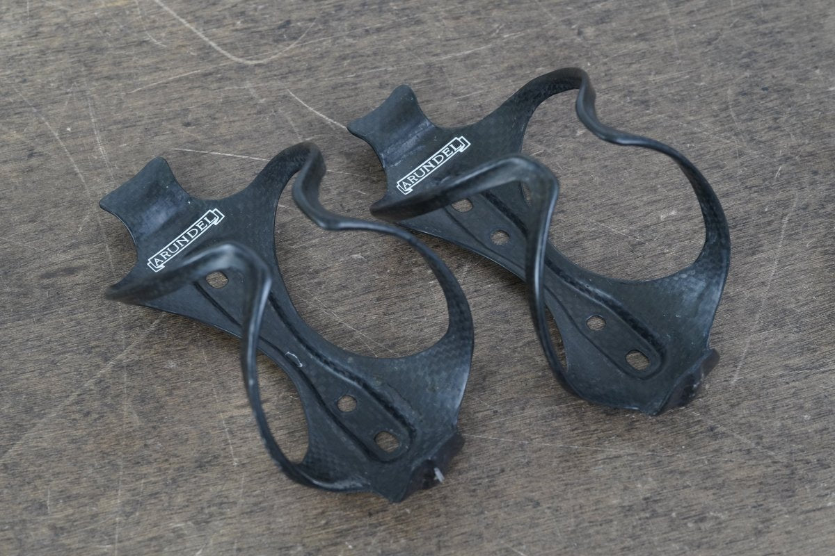 (2) Arundel Mandible Carbon Water Bottle Cages 48g