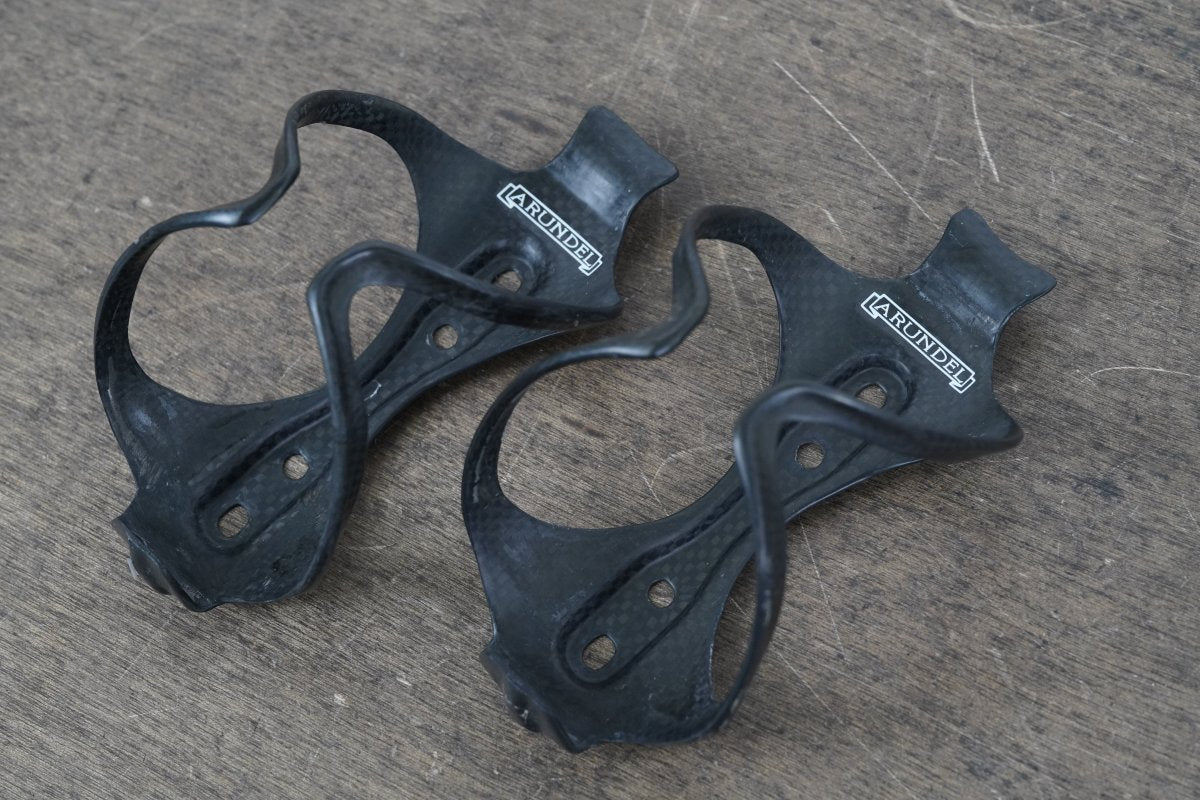 (2) Arundel Mandible Carbon Water Bottle Cages 48g