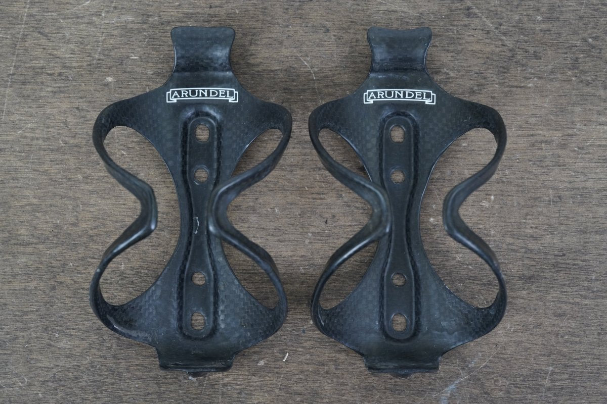 (2) Arundel Mandible Carbon Water Bottle Cages 48g