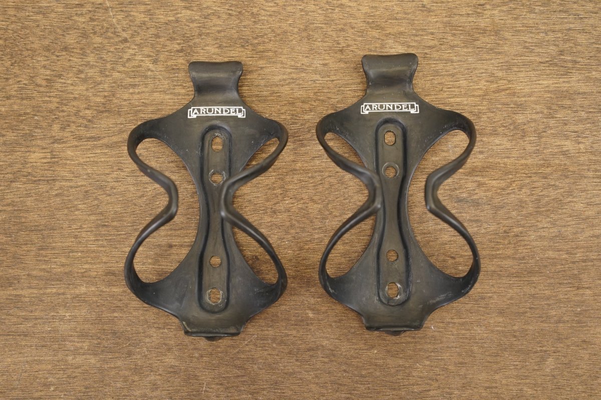(2) Arundel Mandible Carbon Water Bottle Cages 49g