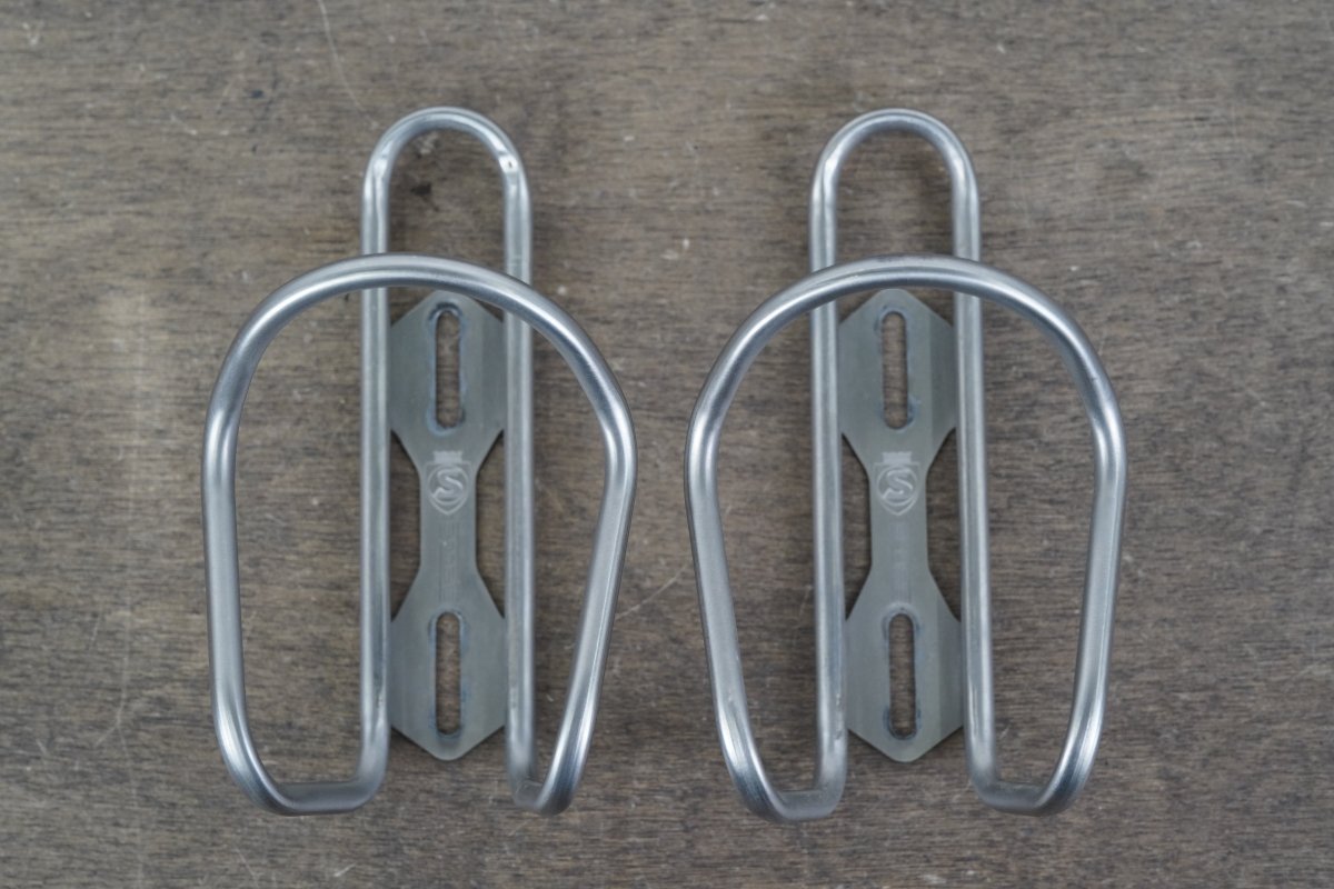 (2) Silca Sicuro Titanium Water Bottle Cages 63g