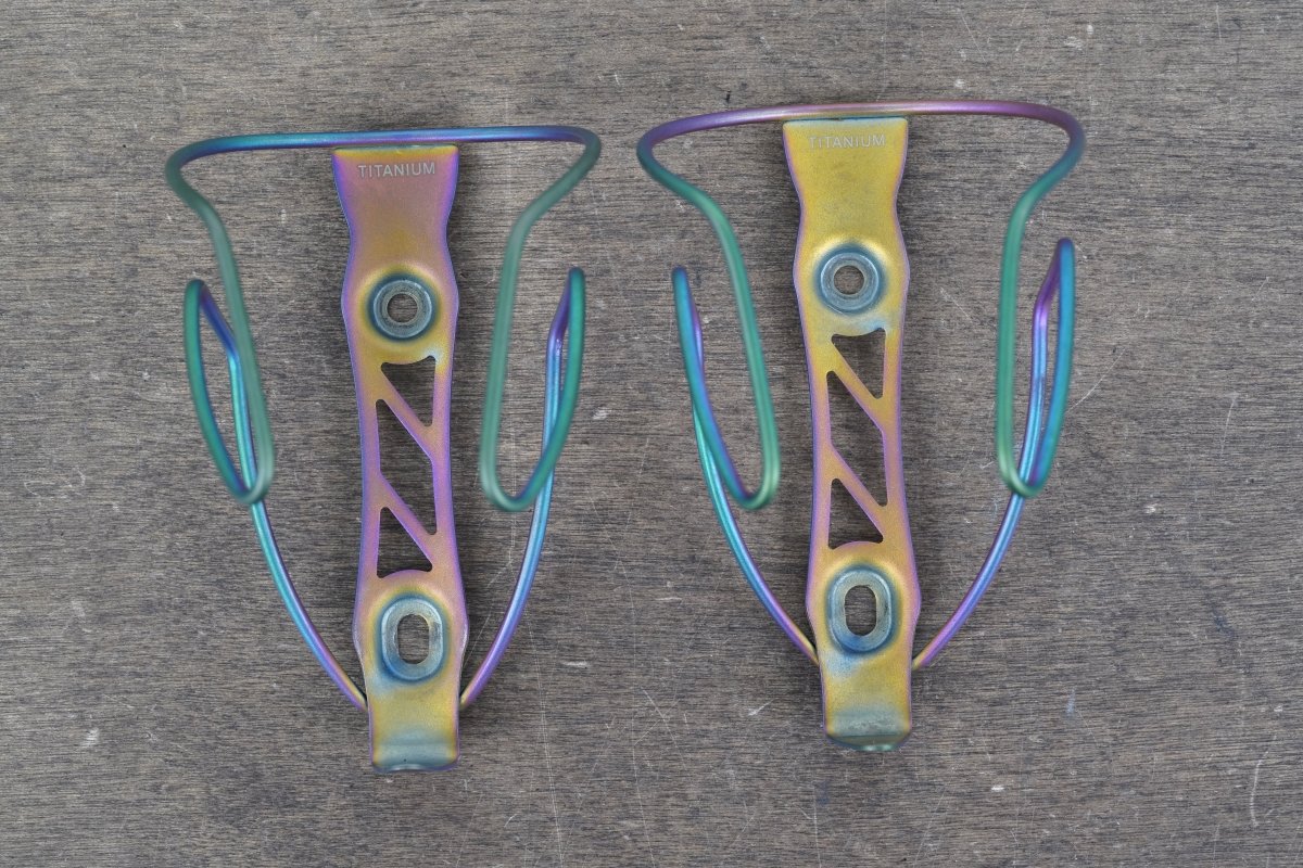 (2) Supacaz TiFly Titanium Water Bottle Cages 58g