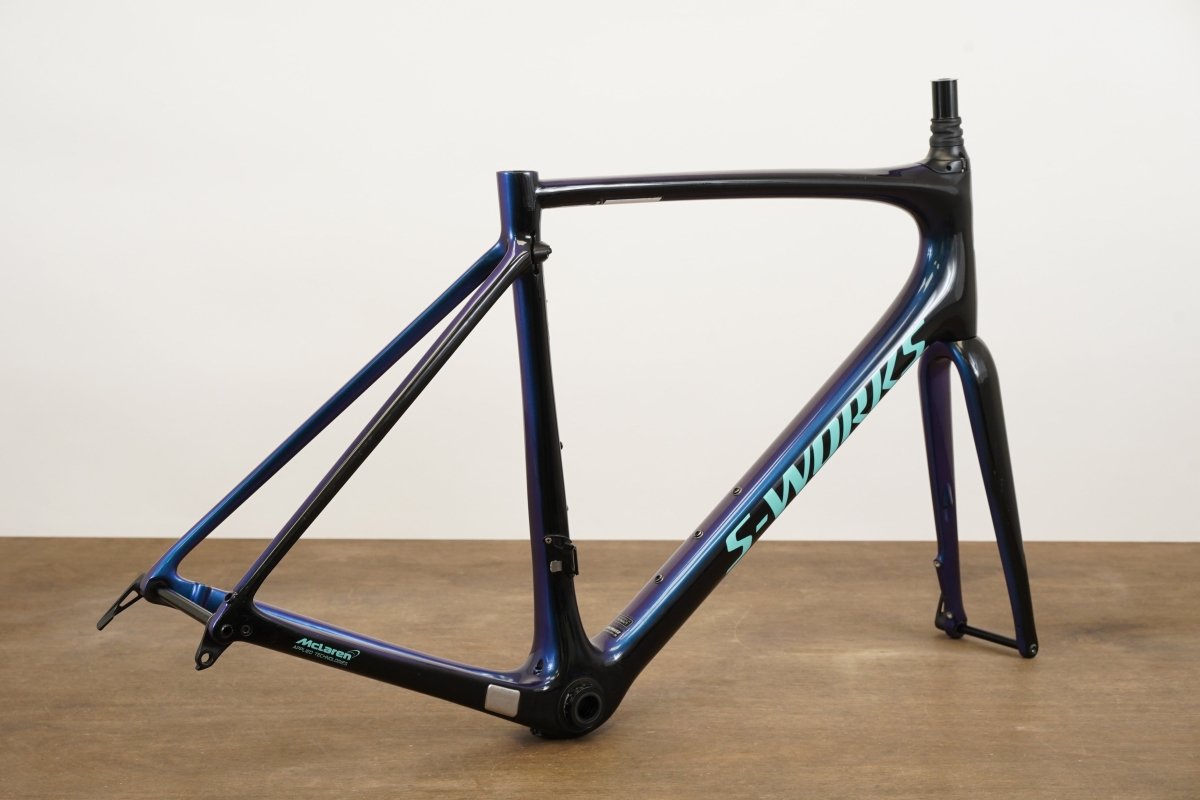 2019 58cm Specialized S-WORKS Roubaix McLaren Future Shock Carbon Disc Frameset