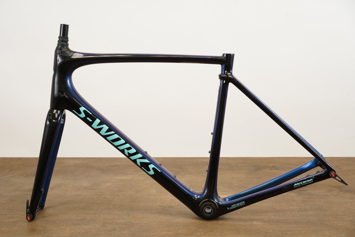 2019 58cm Specialized S-WORKS Roubaix McLaren Future Shock Carbon Disc Frameset