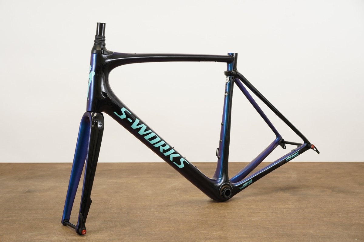 2019 58cm Specialized S-WORKS Roubaix McLaren Future Shock Carbon Disc Frameset