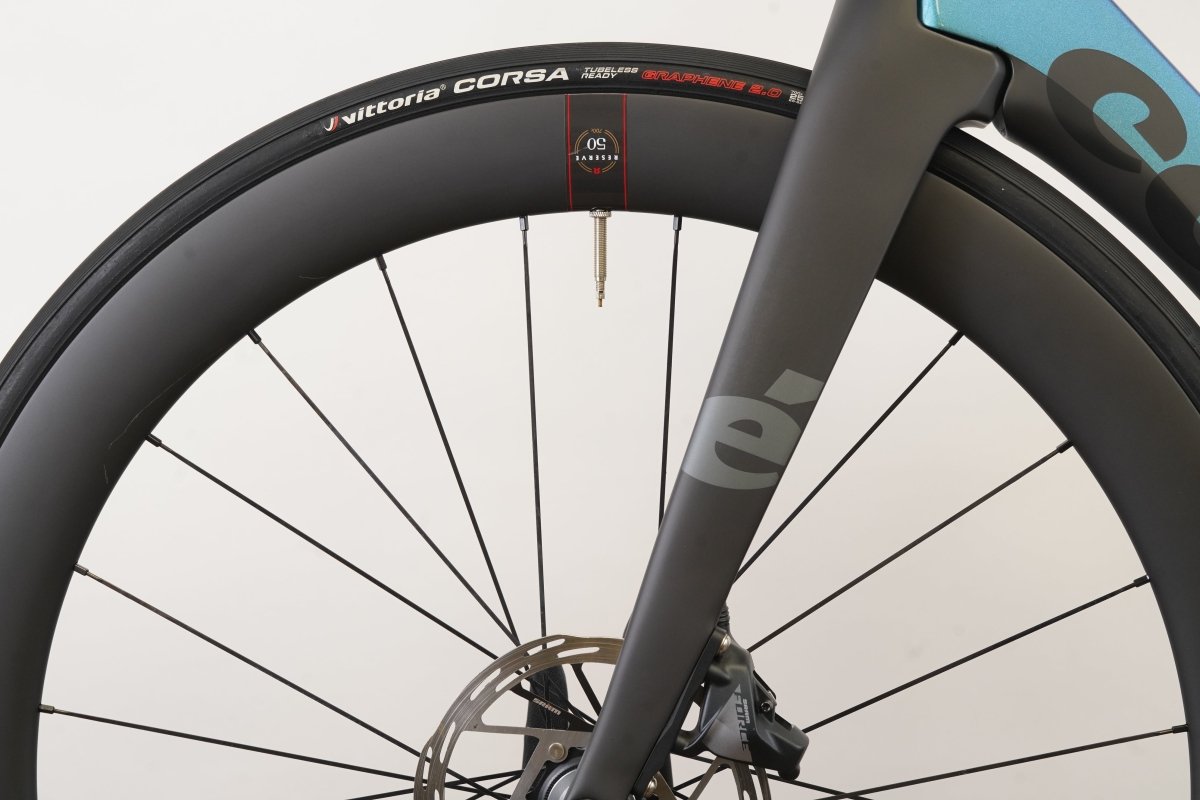 2021 51cm Cervelo S5 SRAM Force AXS Quarq Reserve 50|50 Carbon Disc Road Bike