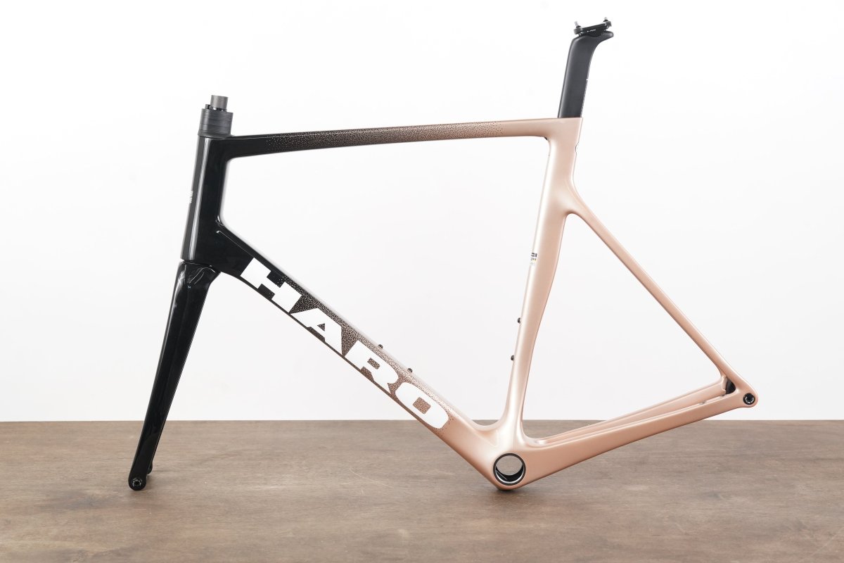 2025 61cm Haro Rivette Top Shelf Carbon Aero Disc Brake Road Frameset
