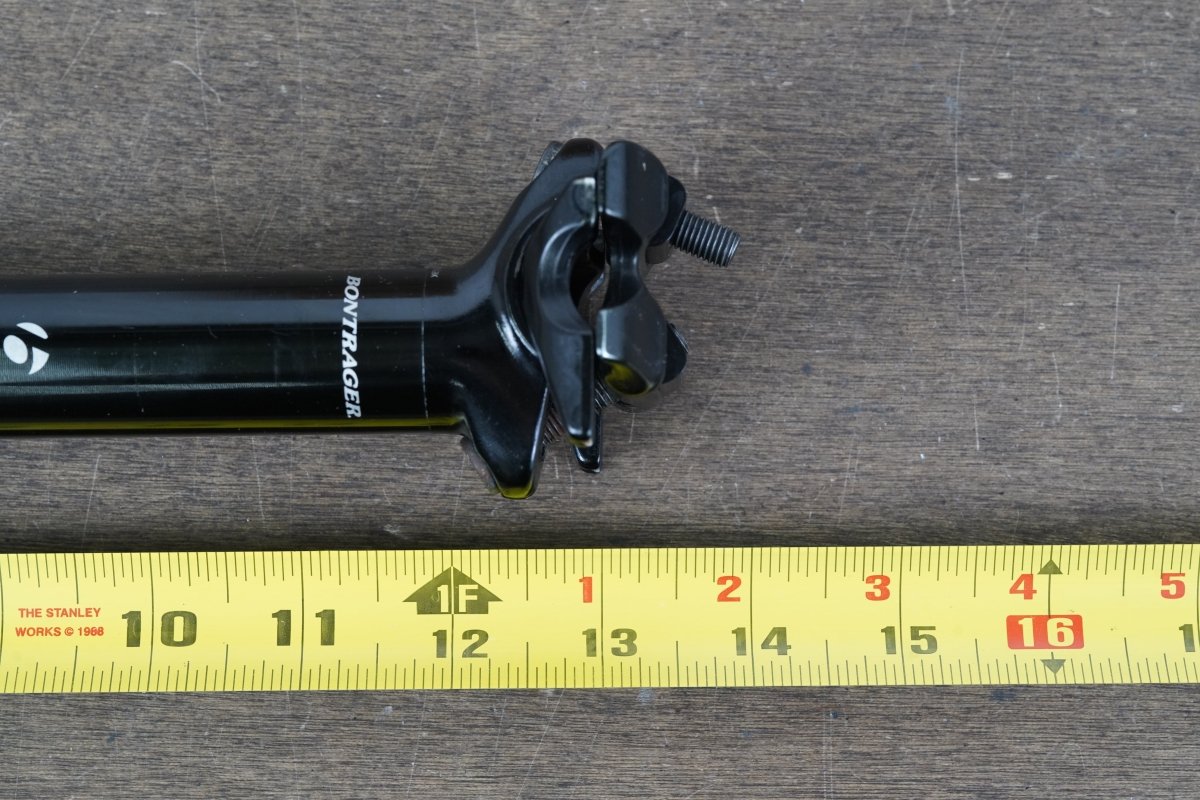27.2mm Bontrager Comp Alloy 8mm Setback Road Seatpost 294g