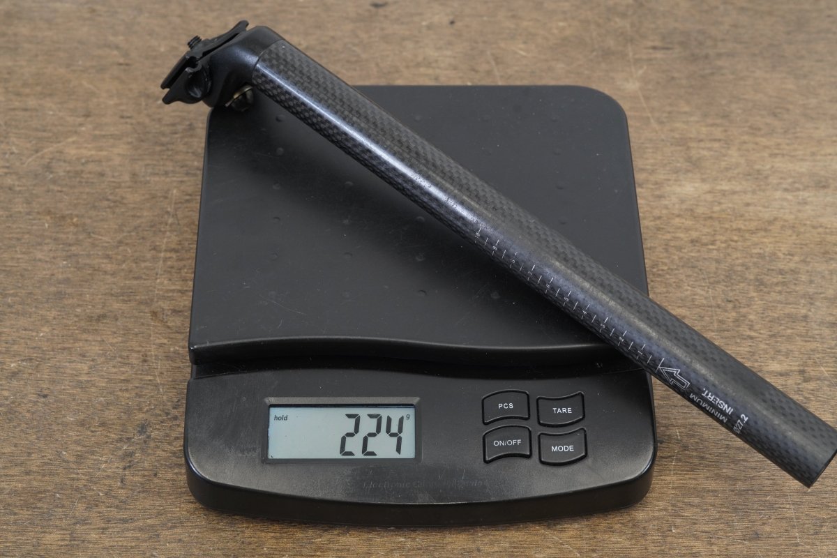 27.2mm Giant Carbon Alloy Setback Road Seatpost 224g