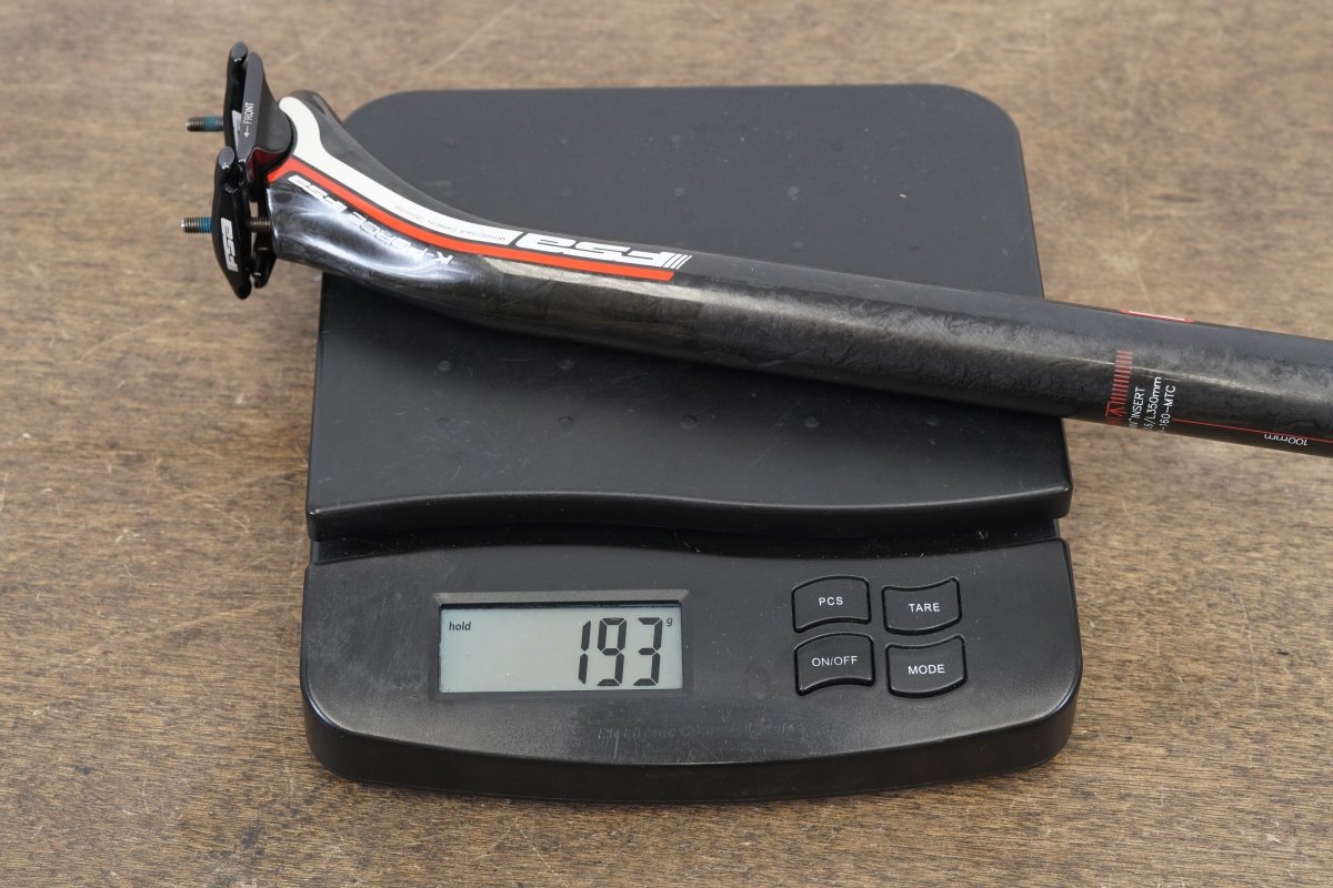 31.6mm FSA K-Force Carbon 25mm Setback Road Seatpost 193g