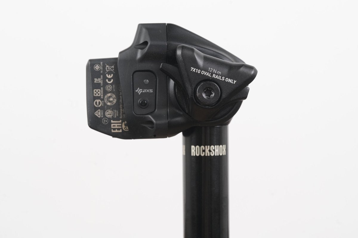 31.6mm RockShox Reverb XPLR AXS 100mm 0 Setback Wireless Dropper Seatpost 598g