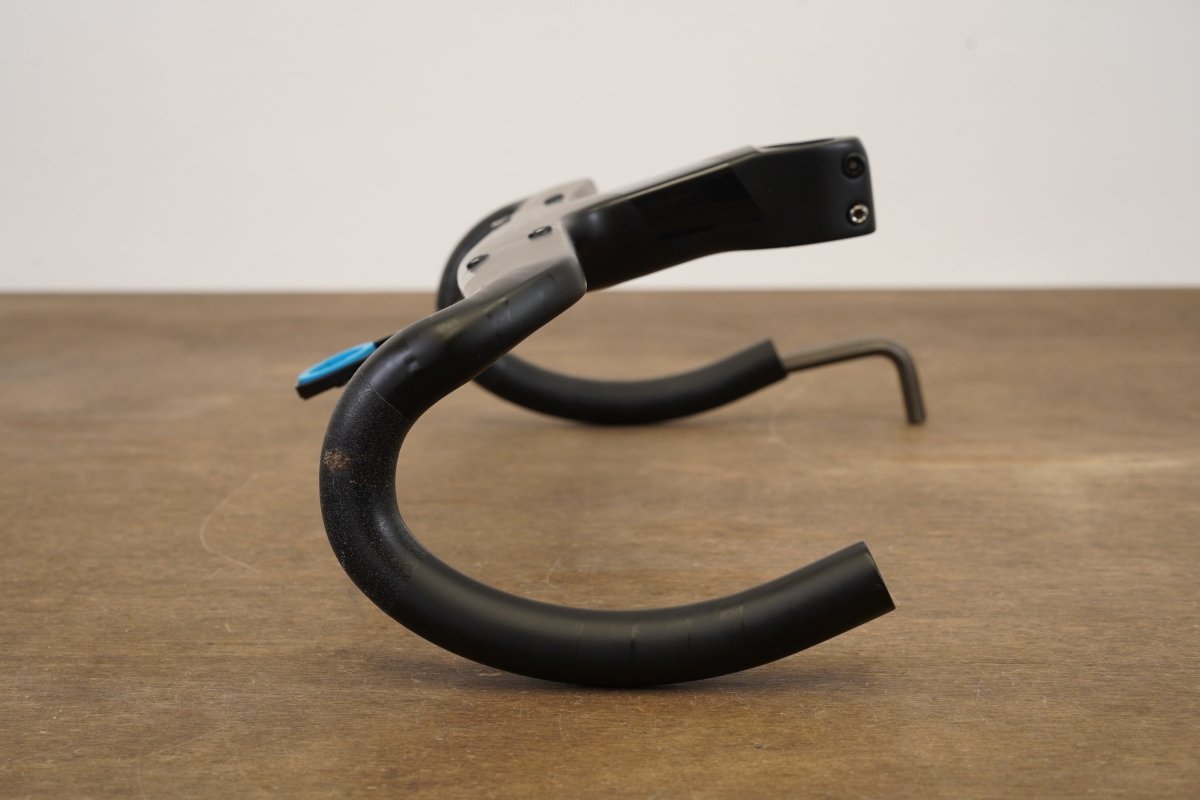 38cm 100mm -6 Degree Black Inc. AB03 Carbon Barstem Handlebar + Mount 1 1/8"