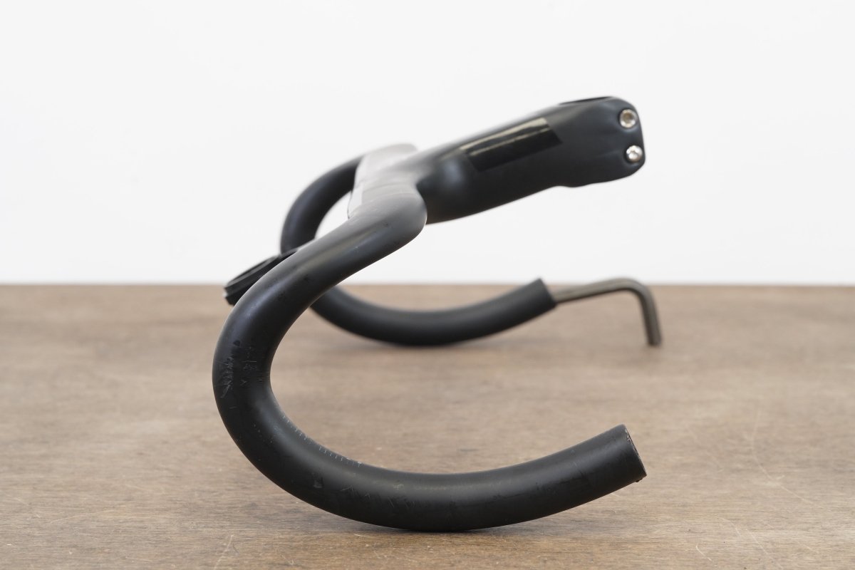 38cm 110mm -6 Degree Black Inc. Carbon Barstem Handlebar + Mount 1 1/8"