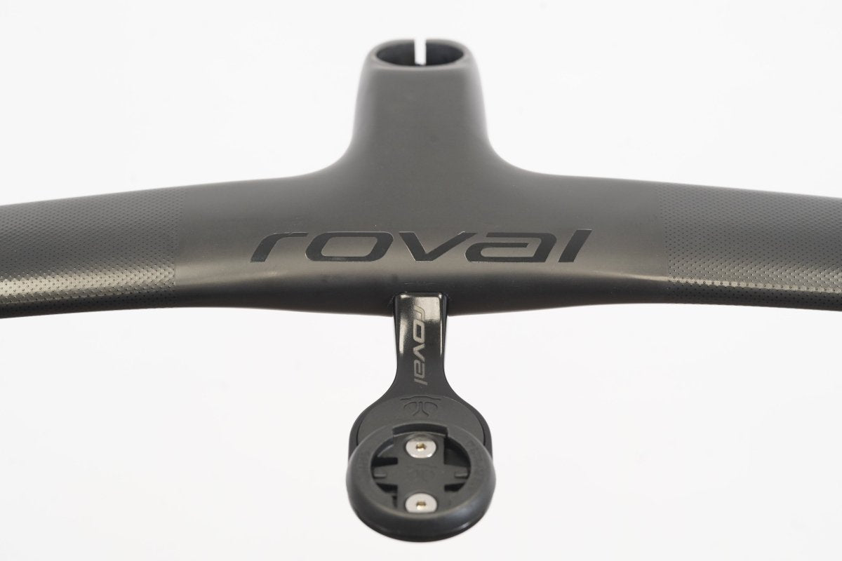 38cm 90mm Roval Rapide Carbon Integrated Barstem Handlebar + Mount 1 1/8"