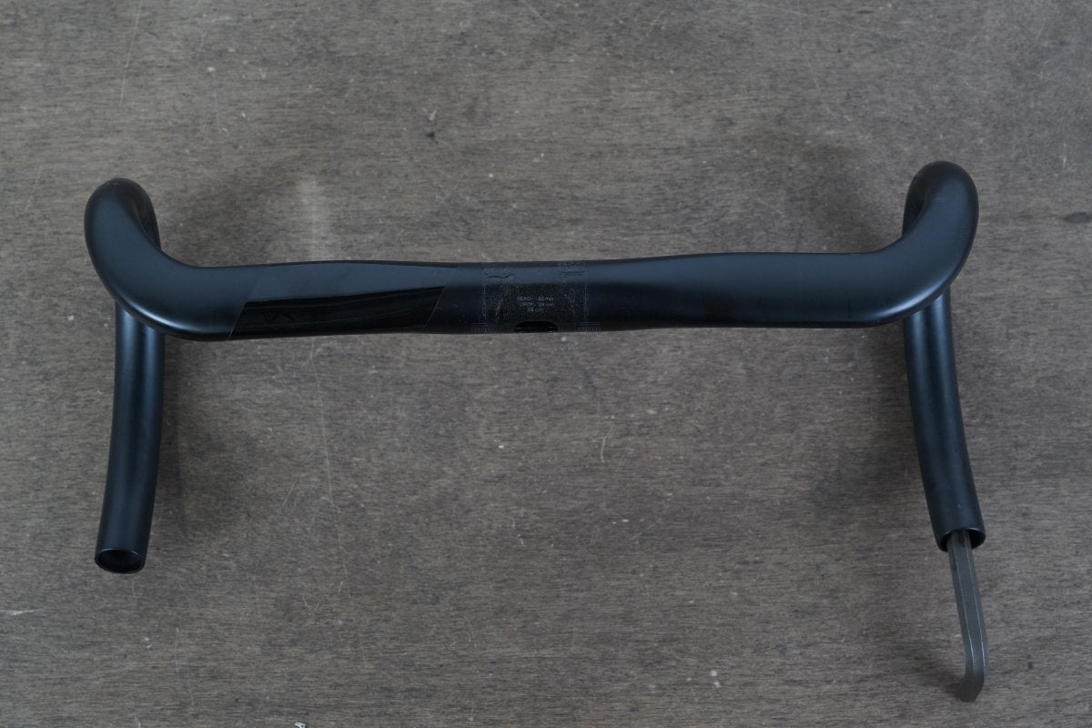 38cm Black Inc. Carbon Compact Road Handlebar 31.8mm