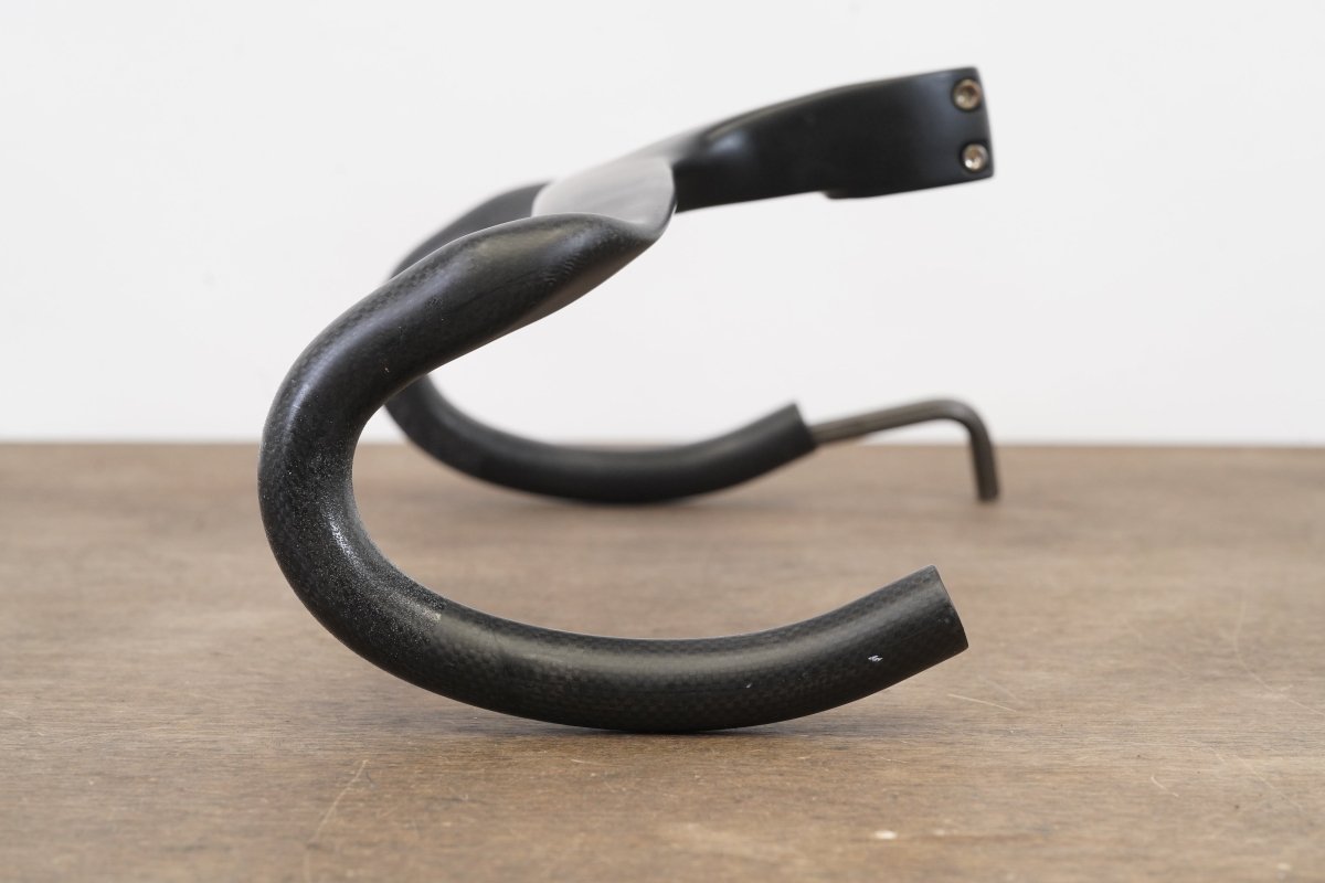 38cm Generic 100mm -6 Degree Integrated Carbon Barstem Handlebar 1 1/8"