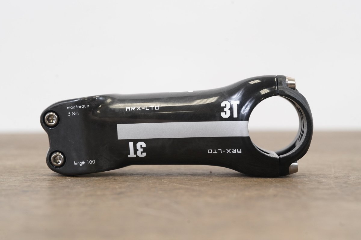 3T ARX LTD 100mm ±6 Degree Carbon Road Stem 116g 1 1/8" 31.8mm