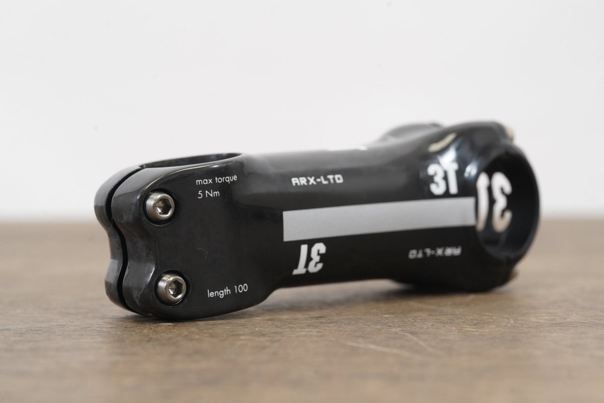 3T ARX LTD 100mm ±6 Degree Carbon Road Stem 116g 1 1/8" 31.8mm