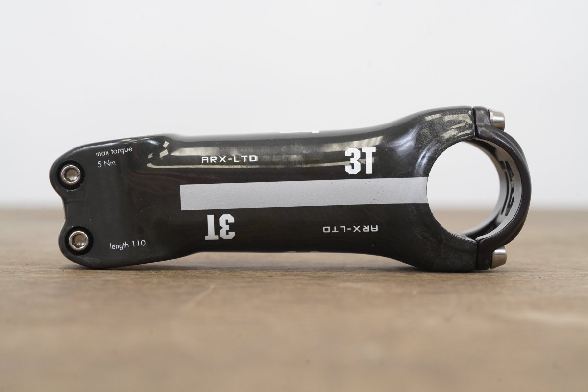 3T ARX LTD 110mm ±6 Degree Carbon Road Stem 119g 1 1/8" 31.8mm