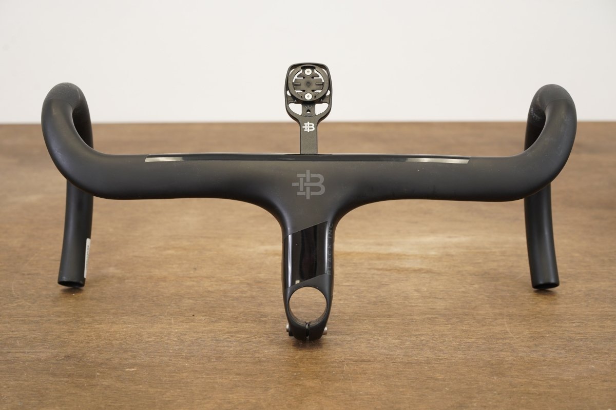 40cm 100mm -6 Degree Black Inc. Carbon Barstem Handlebar + Mount 1 1/8"