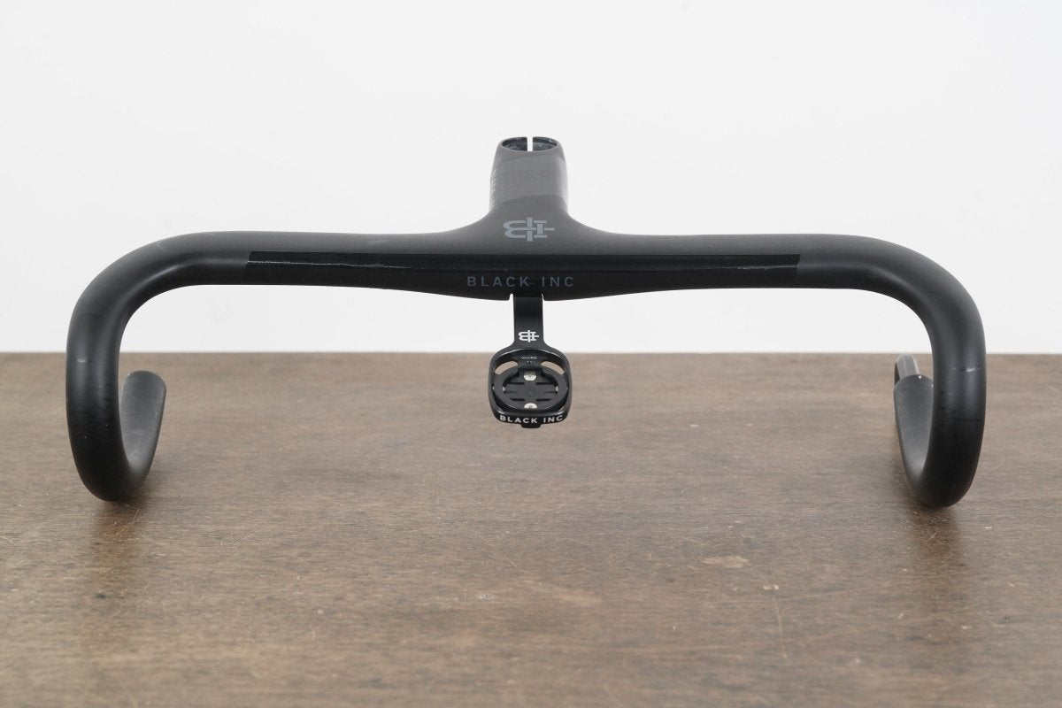 40cm 110mm -6 Degree Black Inc. Carbon Barstem Handlebar + Mount 1 1/8"