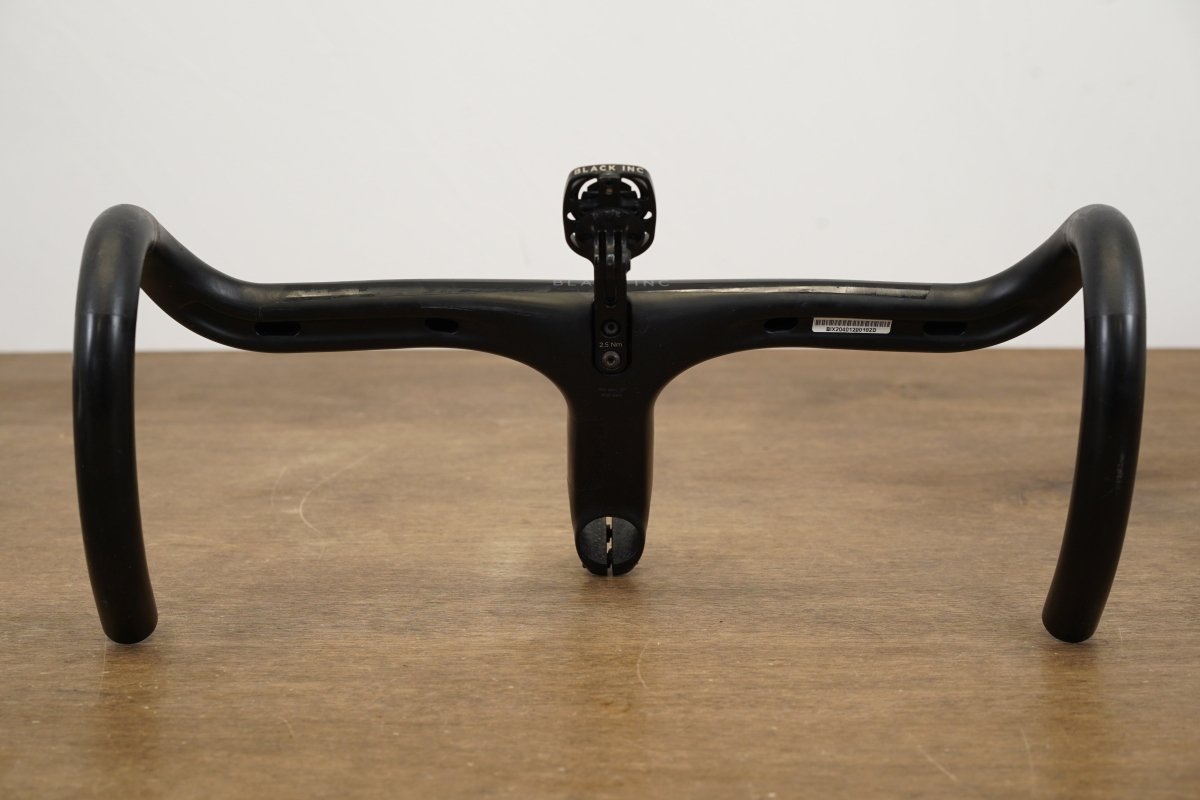 40cm 120mm -6 Degree Black Inc. Carbon Barstem Handlebar + Mount 1 1/8"