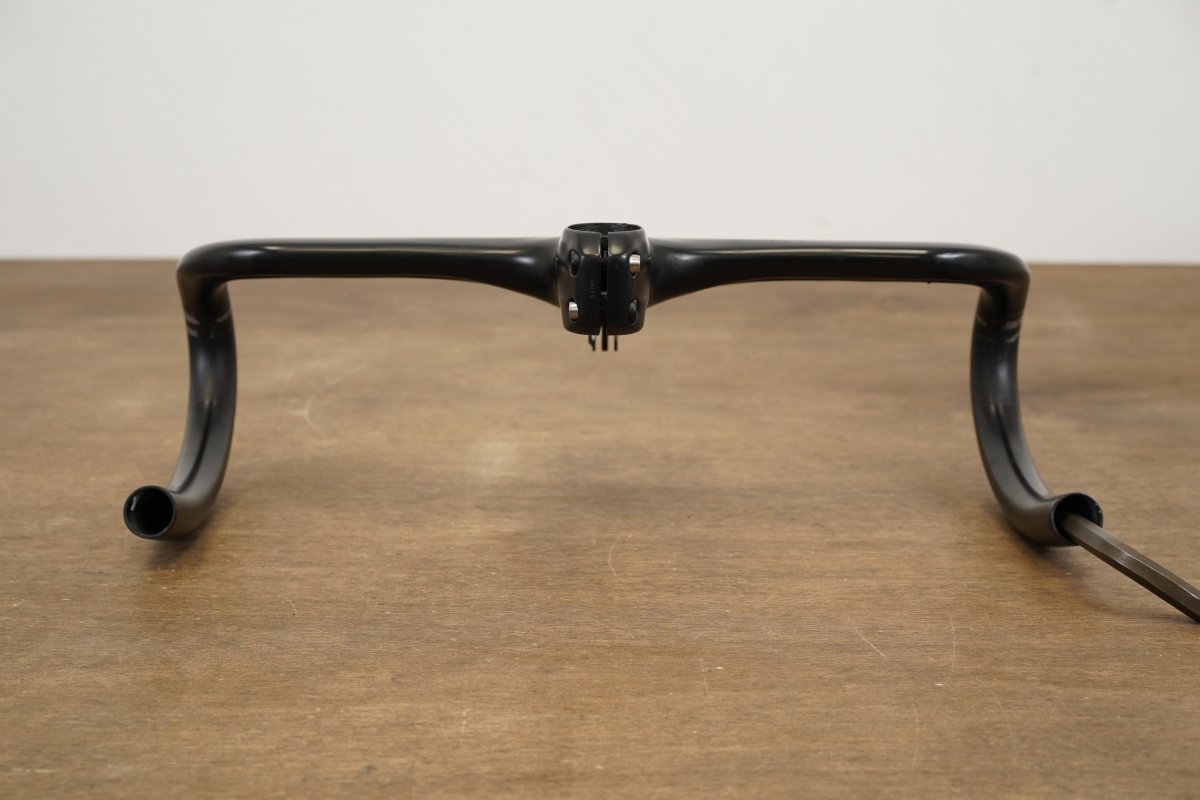 40cm 120mm -6 Degree Black Inc. Carbon Barstem Handlebar + Mount 1 1/8"