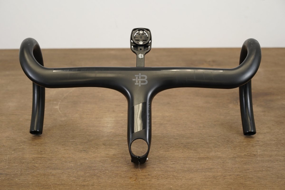 40cm 120mm -6 Degree Black Inc. Carbon Barstem Handlebar + Mount 1 1/8"