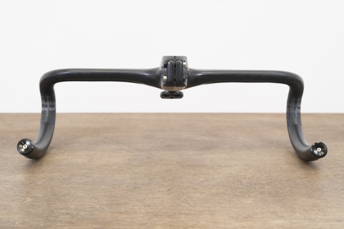 40cm 120mm -6 Degree Black Inc. Carbon Barstem Handlebar + Mount 1 1/8"