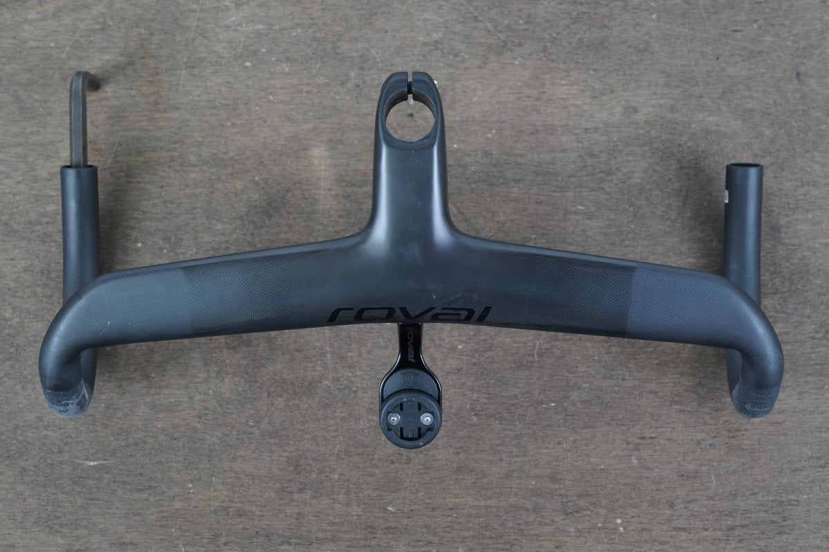 42cm 100mm Roval Rapide Carbon Integrated Barstem Handlebar + Mount 1 1/8"