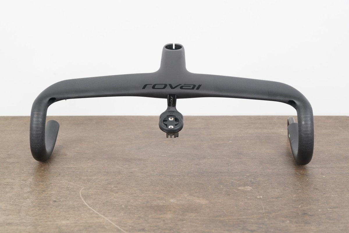 42cm 100mm Roval Rapide Carbon Integrated Barstem Handlebar + Mount 1 1/8"