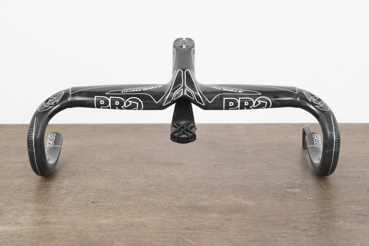 42cm 110mm PRO Stealth EVO Carbon Compact Barstem + Mount 1 1/8"