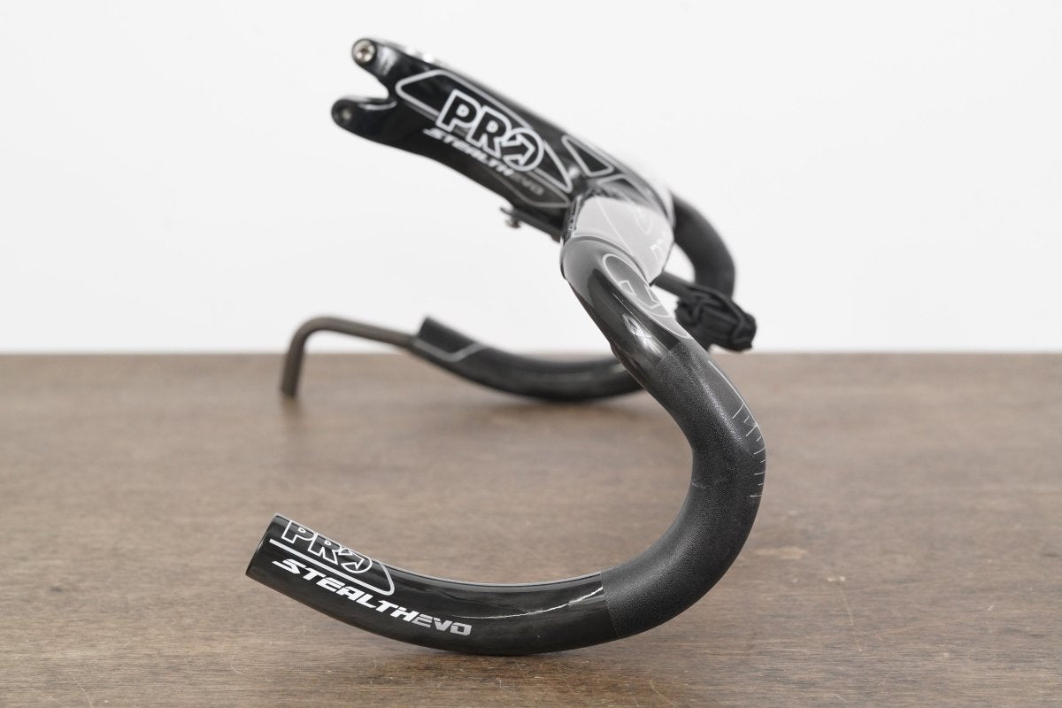 42cm 110mm PRO Stealth EVO Carbon Compact Barstem + Mount 1 1/8"
