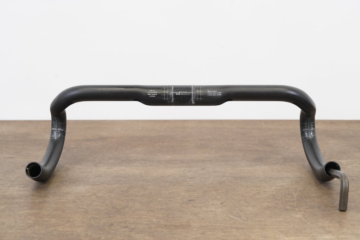 42cm 3T Ergonova Team Stealth Carbon Compact Road Handlebar 31.8mm