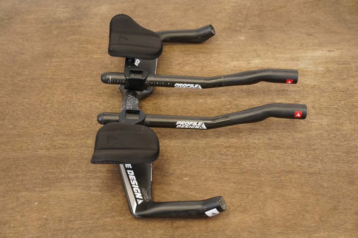 42cm Profile Design Aeria Carbon Base Bar + Carbon Extensions 31.8mm