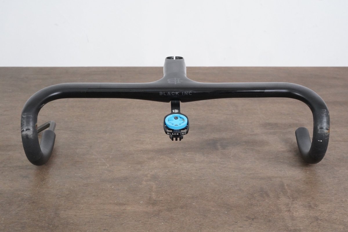 44cm 120mm -6 Degree Black Inc. Carbon Barstem Handlebar + Mount 1 1/8"