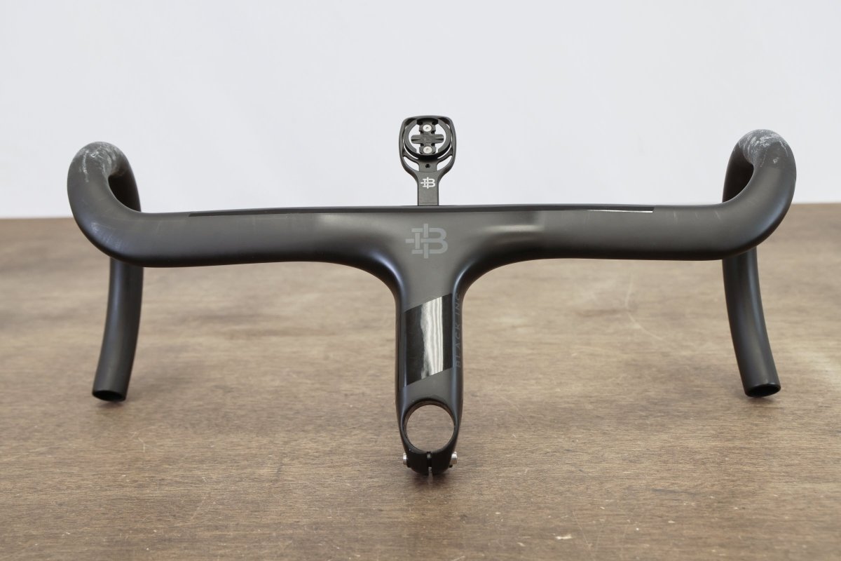 44cm 120mm -6 Degree Black Inc. Carbon Barstem Handlebar + Mount 1 1/8"
