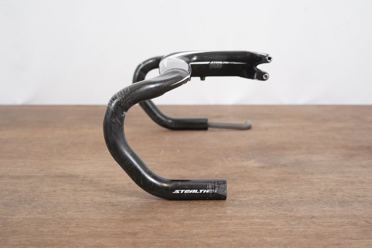 44cm 120mm PRO Vibe Stealth EVO Carbon Compact Barstem Handlebar 1 1/8"