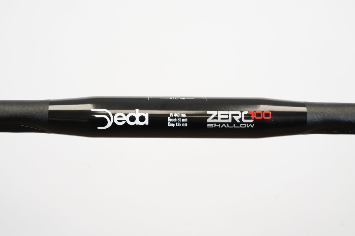 44cm Deda Elementi Zero100 Shallow Alloy Compact Road Handlebar 31.7mm Zero 100