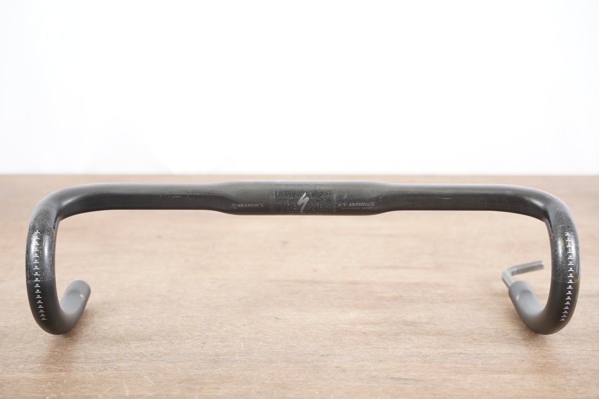 44cm Specialized S-WORKS Shallow Bend Carbon Compact Road Handlebar 31.8mm