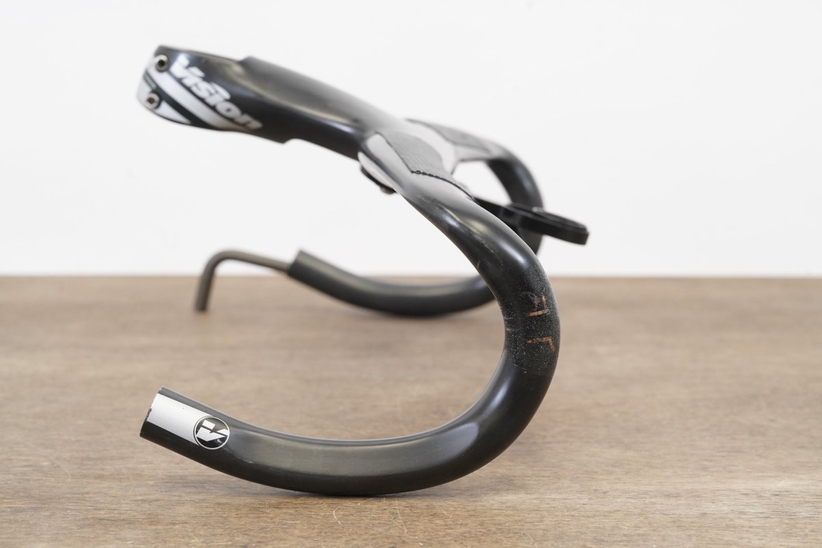 44cm Vision Metron 5D 130mm -6 Degree Integrated Carbon Barstem Handlebar +Mount
