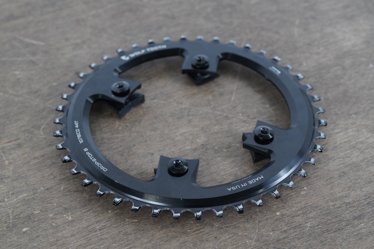 44T Wolf Tooth Components 4x107 1x 11 Speed Road Chainring