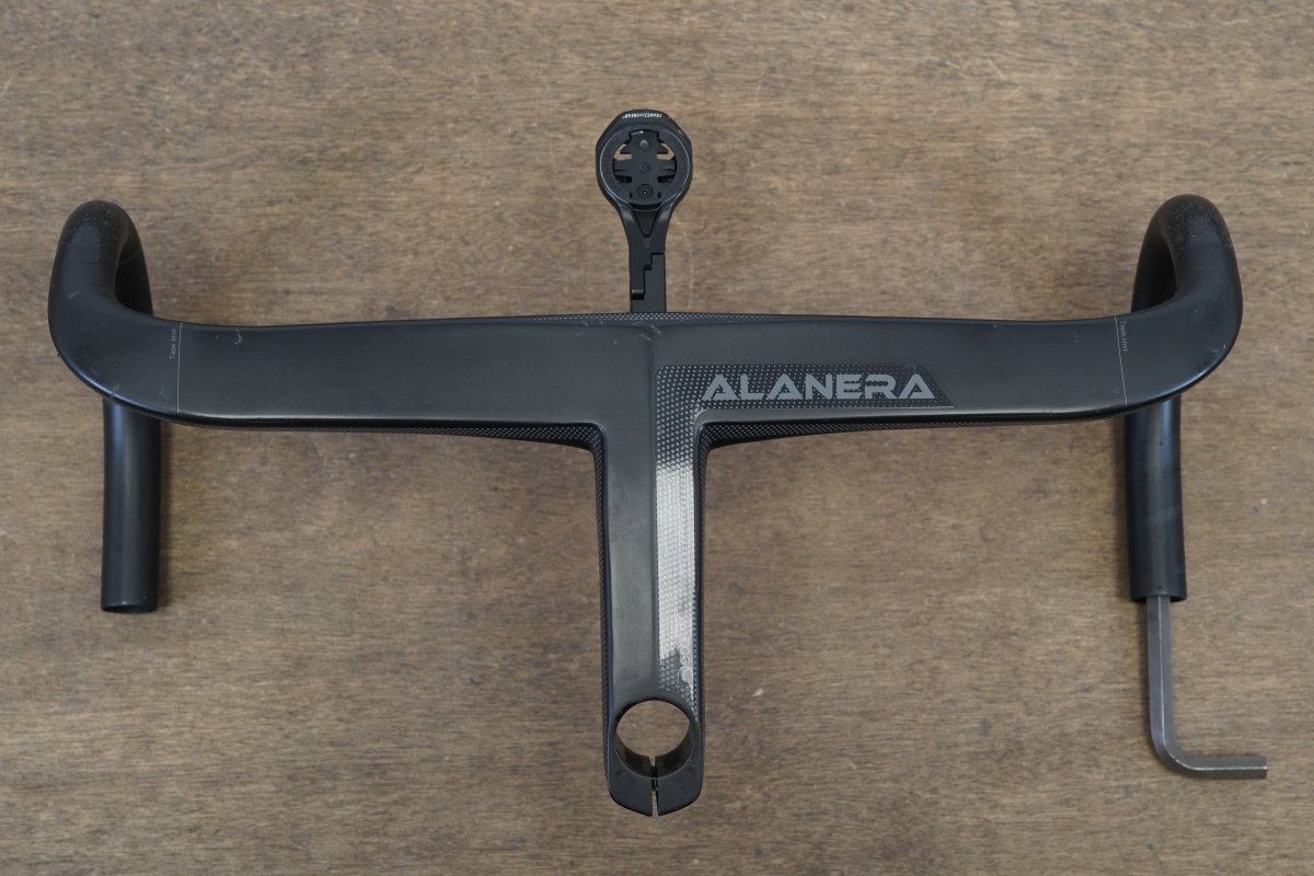46cm 130mm -8 Degree Deda Elementi Alanera DCR Carbon Barstem + Mount 1 1/8"