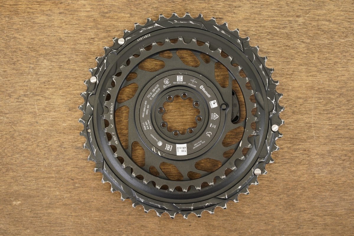 48/35T SRAM Red AXS D1 12 Speed Quarq Power Meter Chainrings + Spider