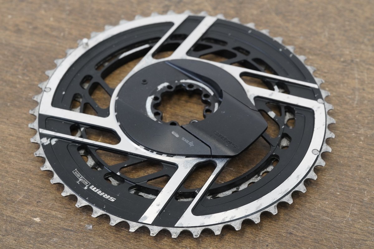 50/37T SRAM Red AXS E1 12 Speed Quarq Power Meter Chainrings + Spider 279g