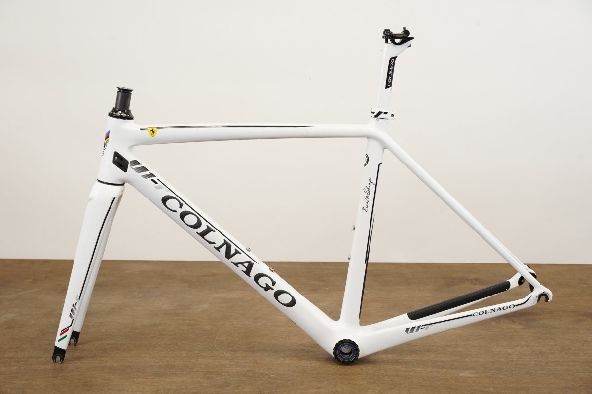 50s Colnago V1-R Ferrari Edition Carbon Rim Brake Road Frameset