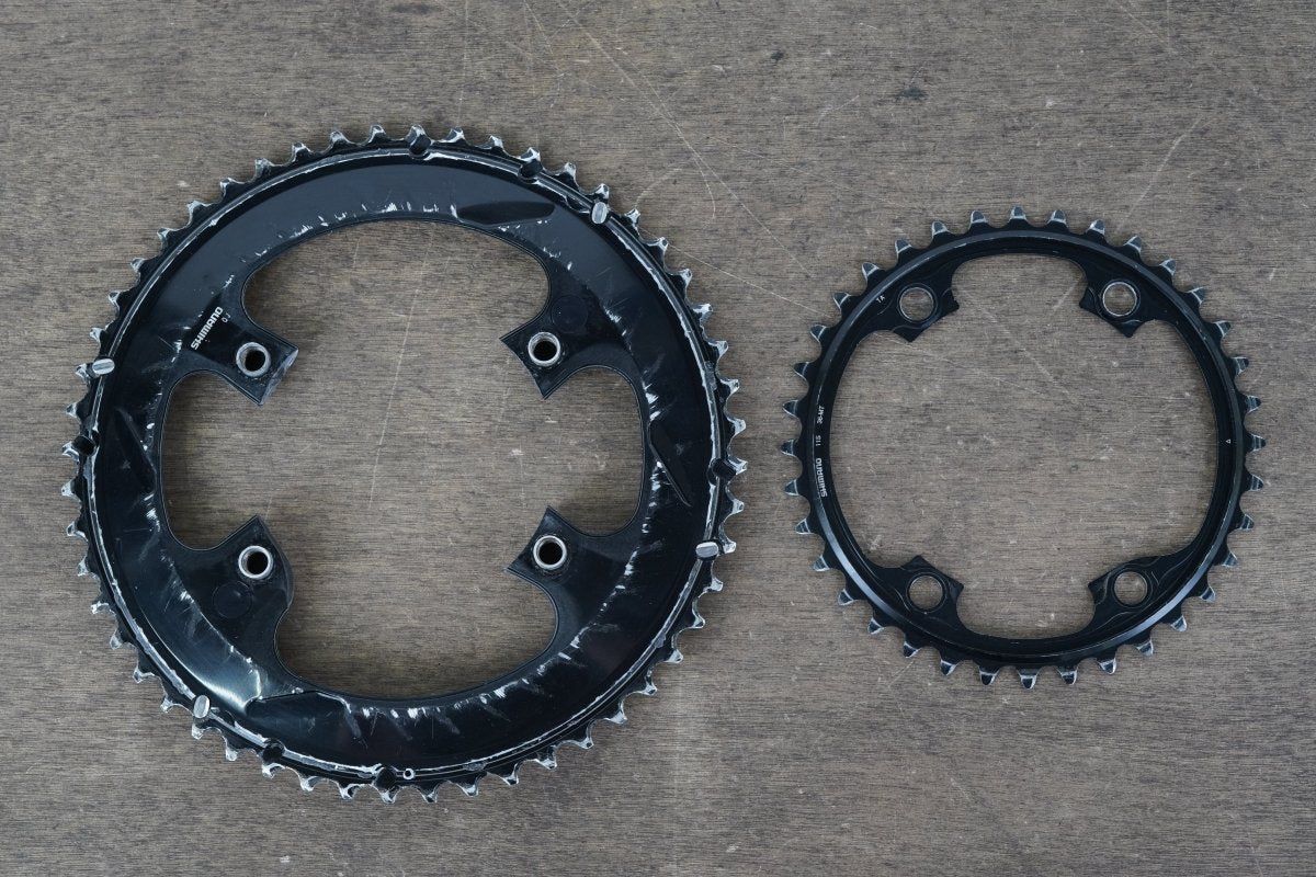 52/36T Shimano Dura-Ace FC-R9100 11 Speed Chainrings 139g